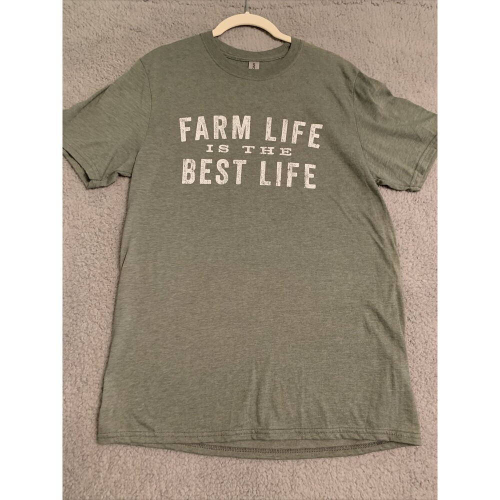Farm Life is the Best Life - Shirt Southern Fried Design Barn Size S, M NEW Tee